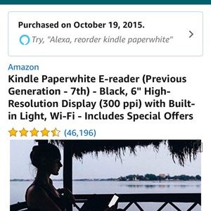 Kindle paper white like new